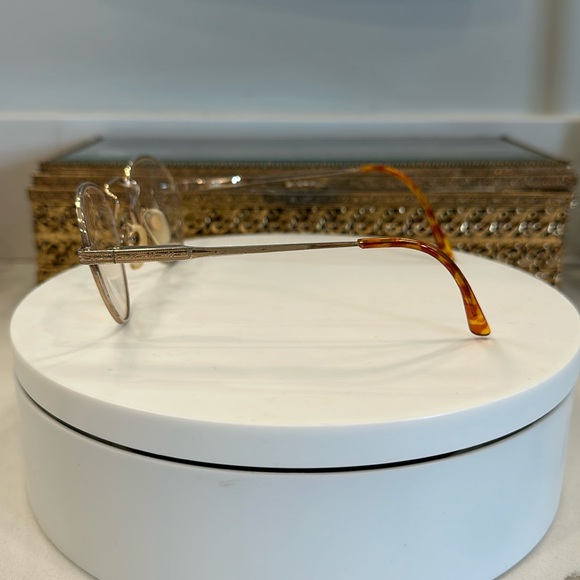 VTG Polo - Gold-Toned Round Rx Eyeglass Frames - EUC, w/ Ralph Lauren Hard-Case - Picture 8 of 17